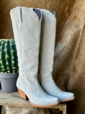 Ariat Laramie Stretch Fit Snip Toe Boot [Oyster Suede]