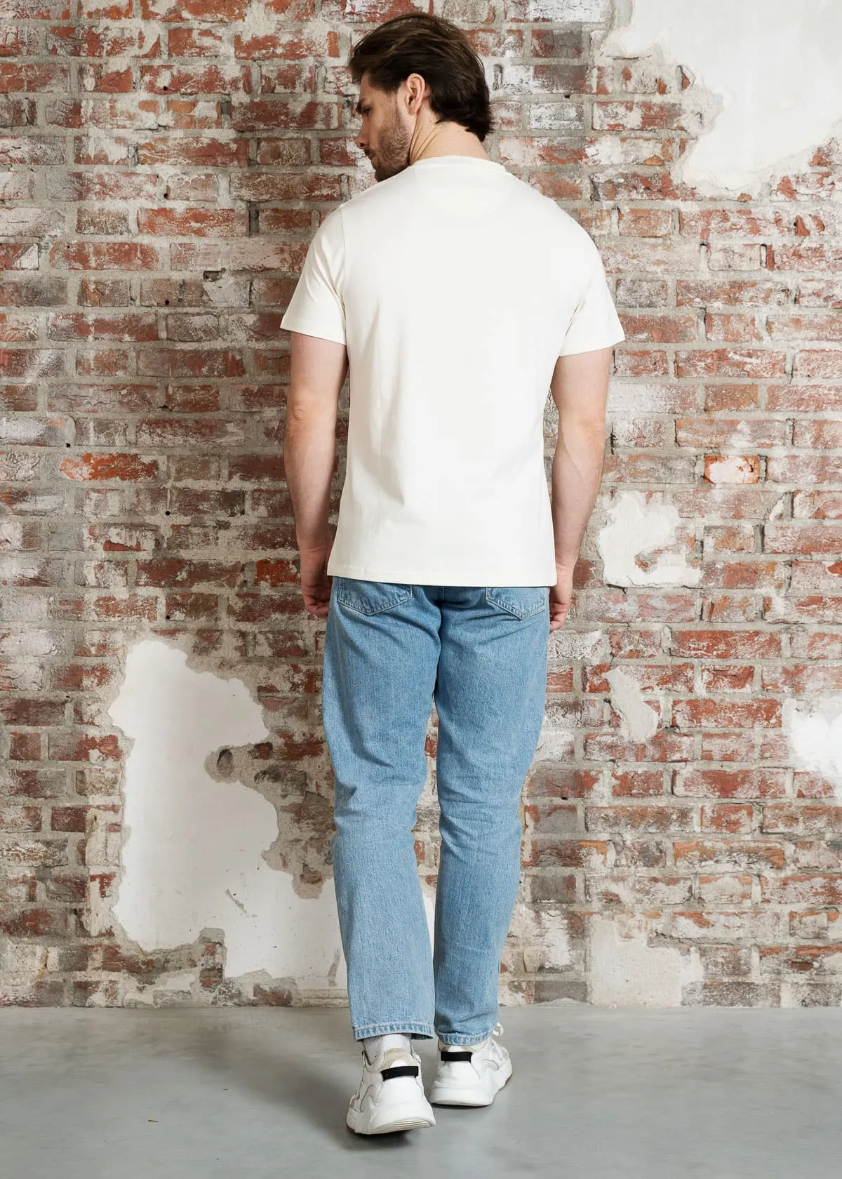 Barbour kilnwick t-shirt - antique white