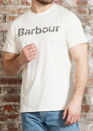 Barbour kilnwick t-shirt - antique white