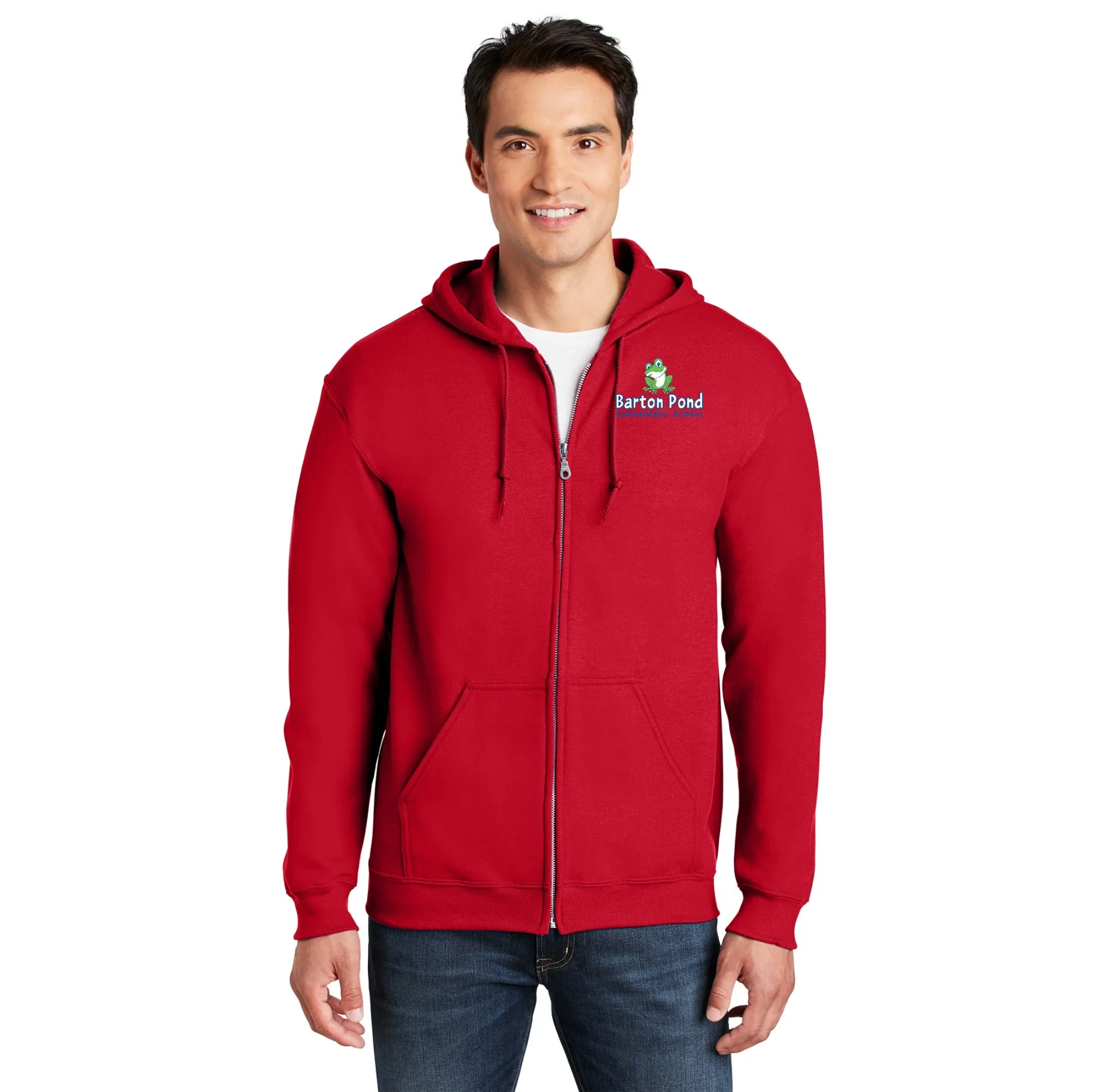 Barton Pond On-Demand-Adult Unisex Full-Zip Hooded Sweatshirt Lego BPES