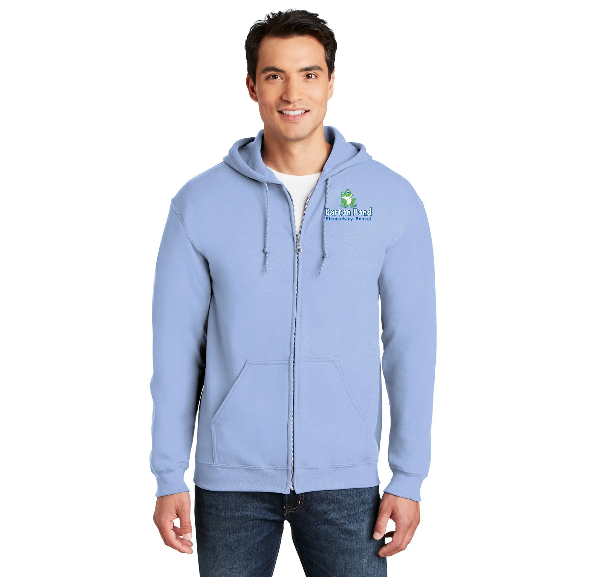 Barton Pond On-Demand-Adult Unisex Full-Zip Hooded Sweatshirt Lego BPES