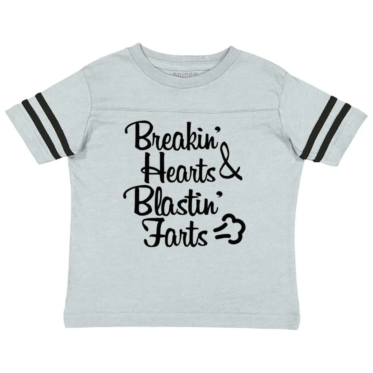 Blastin Farts Toddler Football Jersey Tee