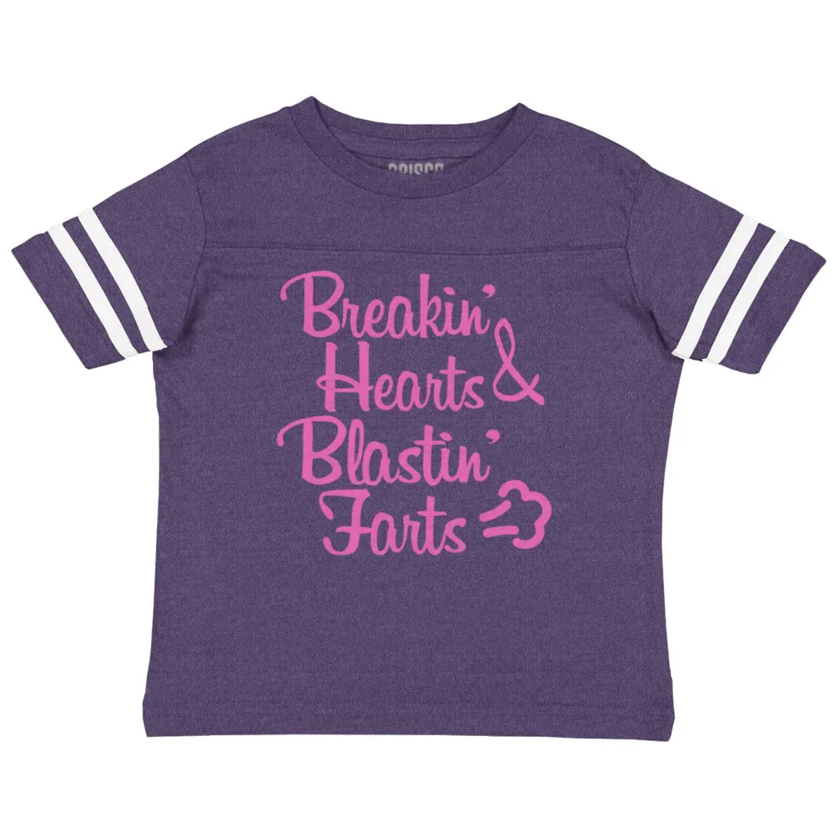 Blastin Farts Toddler Football Jersey Tee