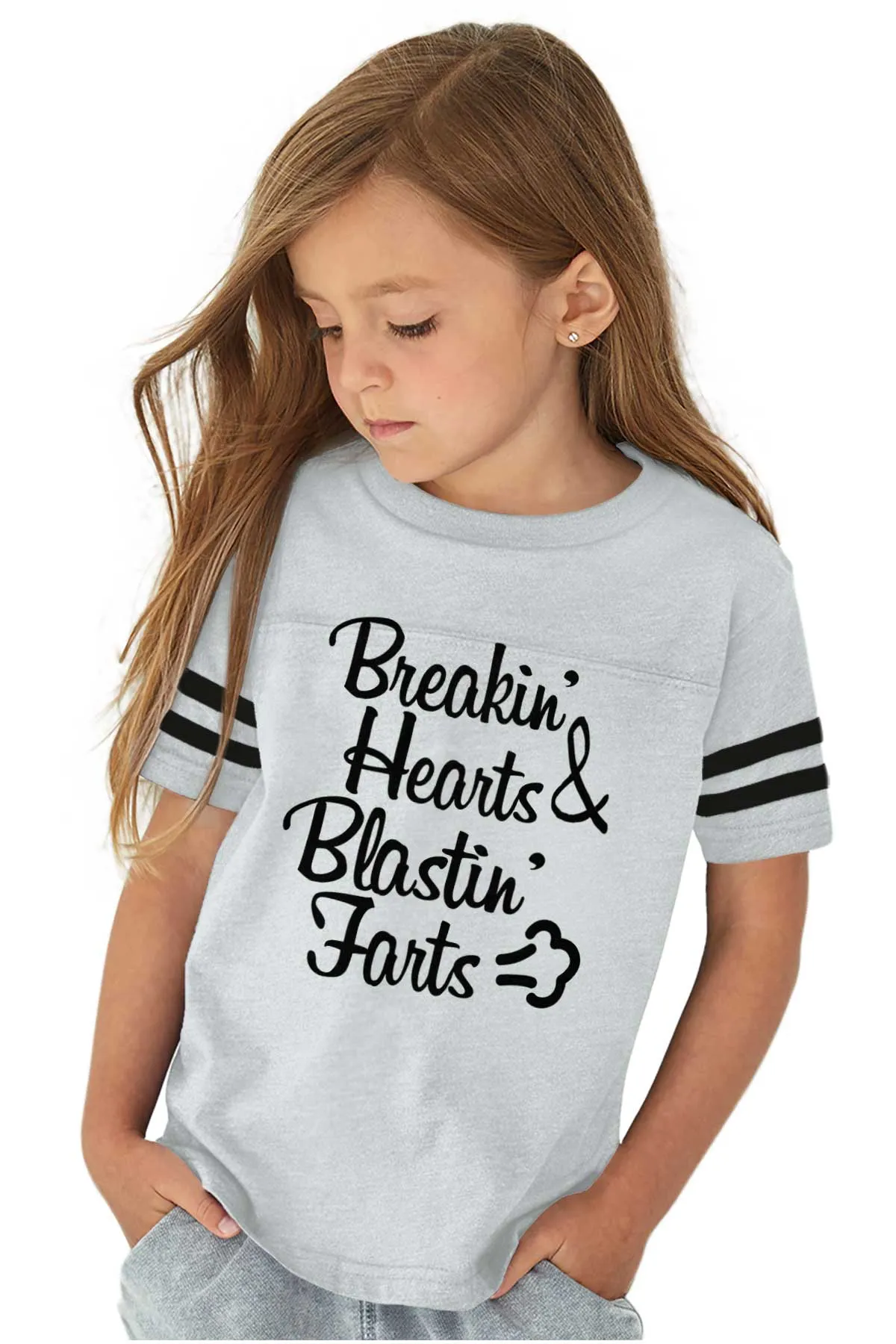 Blastin Farts Toddler Football Jersey Tee