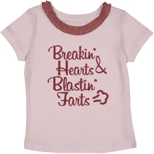 Blastin Farts Toddler Ruffled Trim T-Shirt