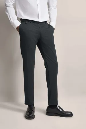 Bugatti Chinos with Modern cut in Dark Grey