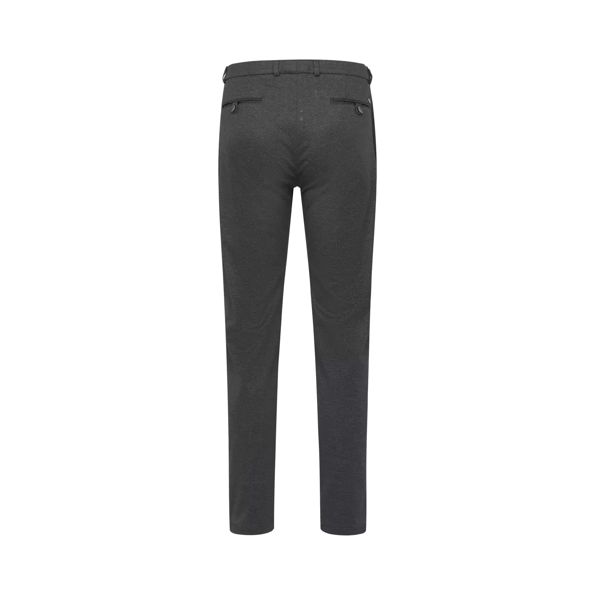 Bugatti Chinos with Modern cut in Dark Grey