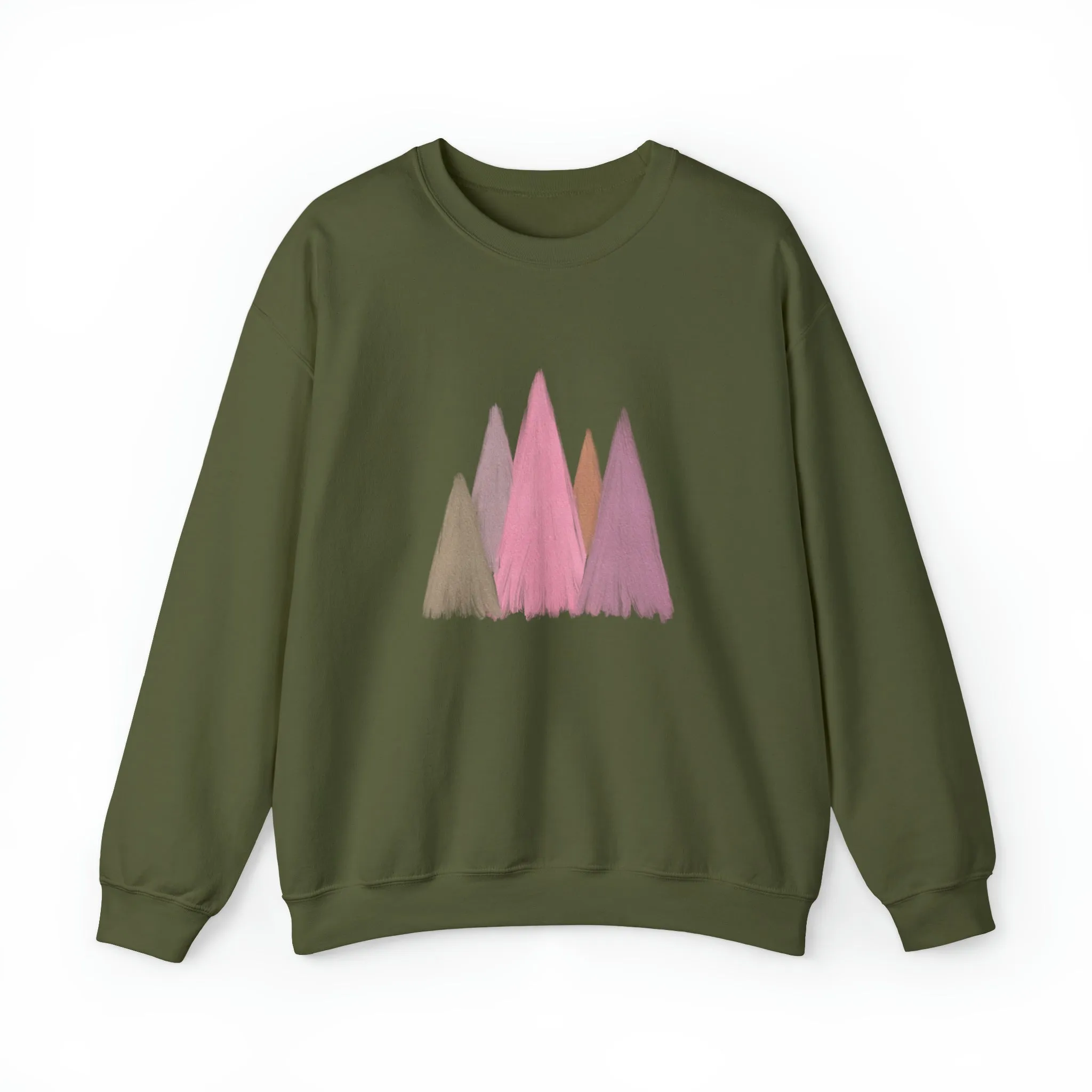 Christmas watercolor Sweatshirt, Christmas Sweater, Christmas Crewneck, Christmas Tree Sweatshirt, Holiday Sweaters, Winter Sweatshirt