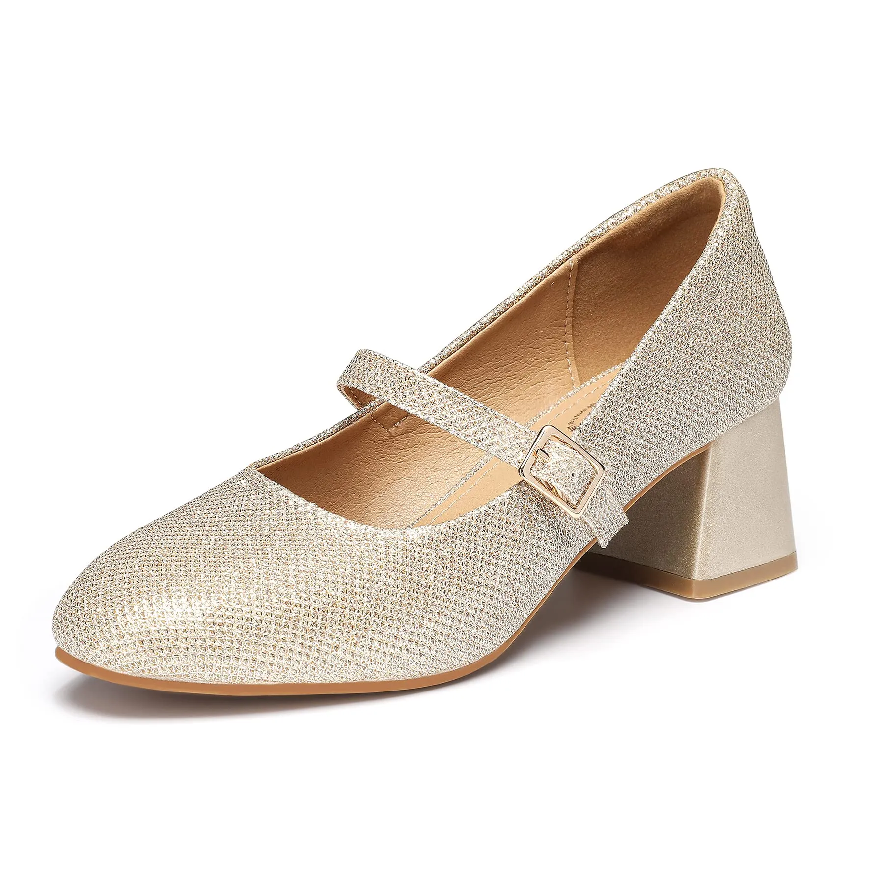 Chunky Heels Mary Jane Shoes