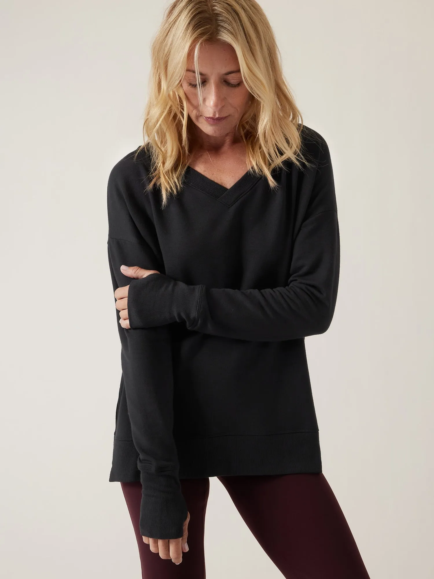 Coaster Luxe V-Neck Sweatshirt