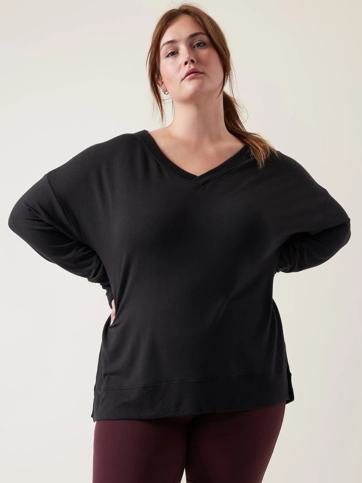Coaster Luxe V-Neck Sweatshirt