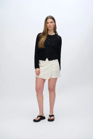 Cosima knit cardigan 4286 - Black