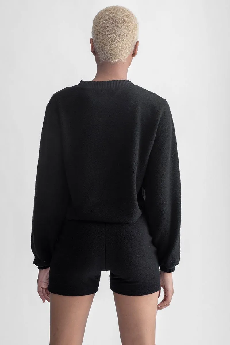 Cozy Long Sleeve Sweater Black