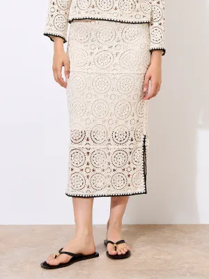 Crochet Midi Skirt