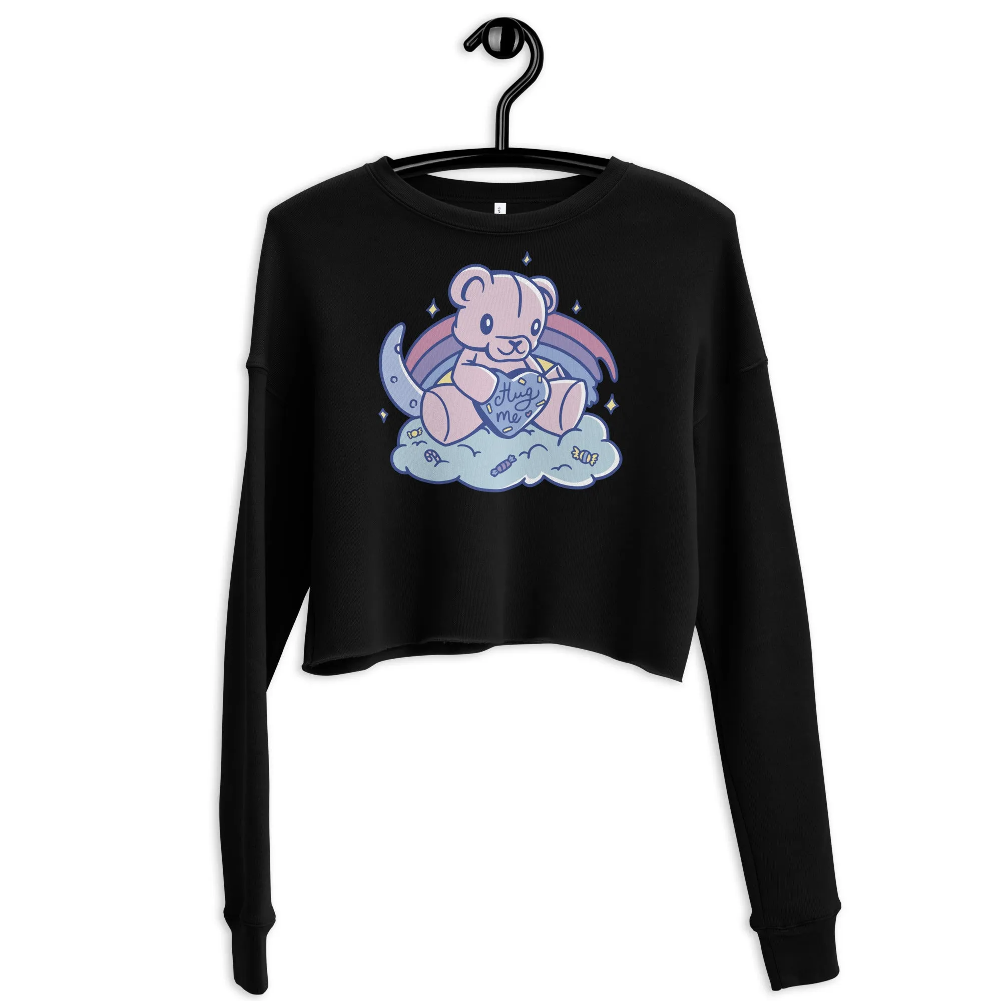 Crop Sweatshirt Womens (Hug Me - Inspiration 0011)