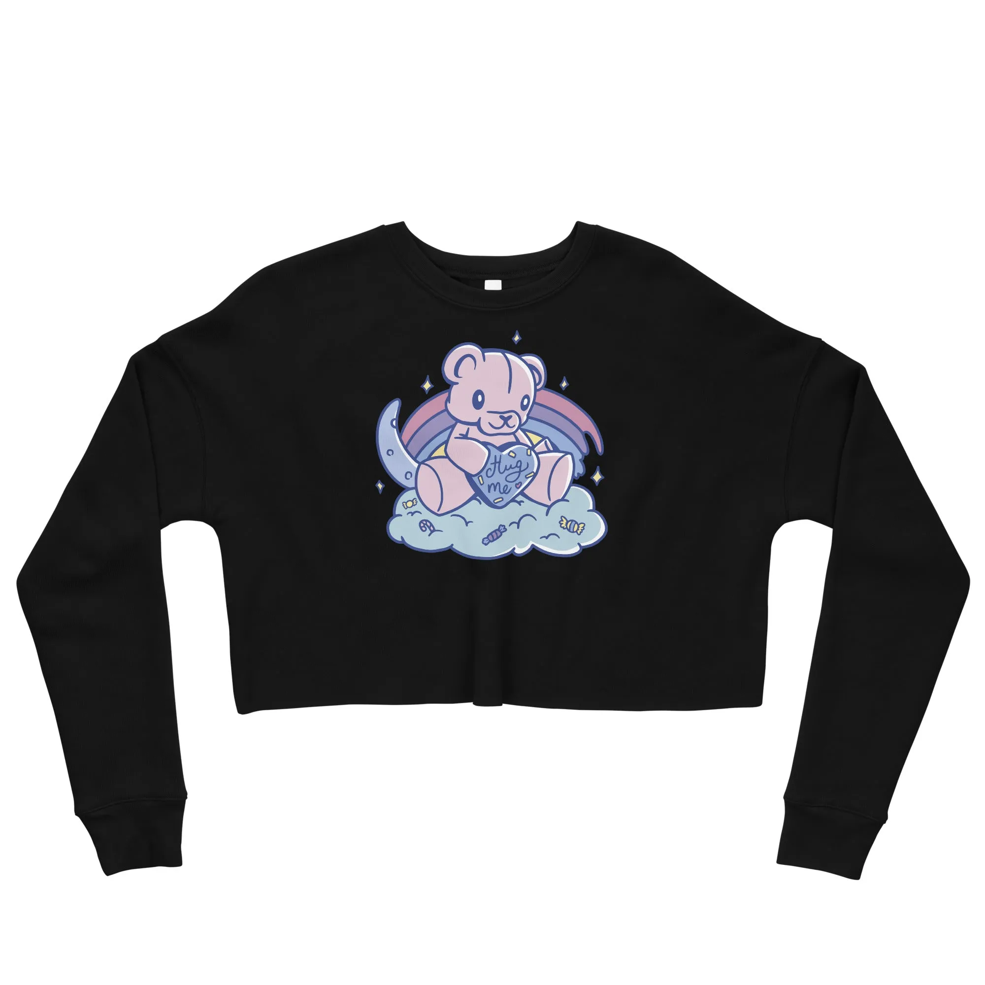 Crop Sweatshirt Womens (Hug Me - Inspiration 0011)