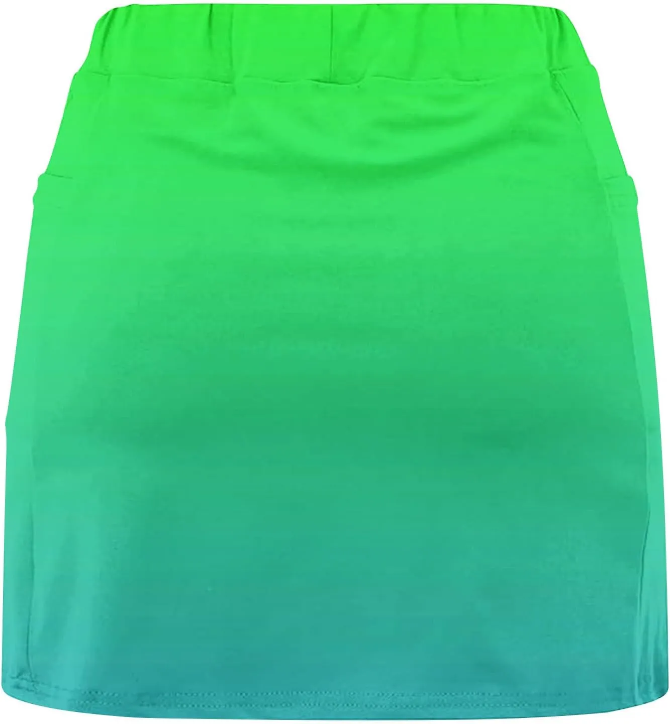 DDAPJ pyju Women's Gradient Athletic Skorts 2025 Trendy Summer High Waist Shorts Plus Size Tennis Skirts with Shorts