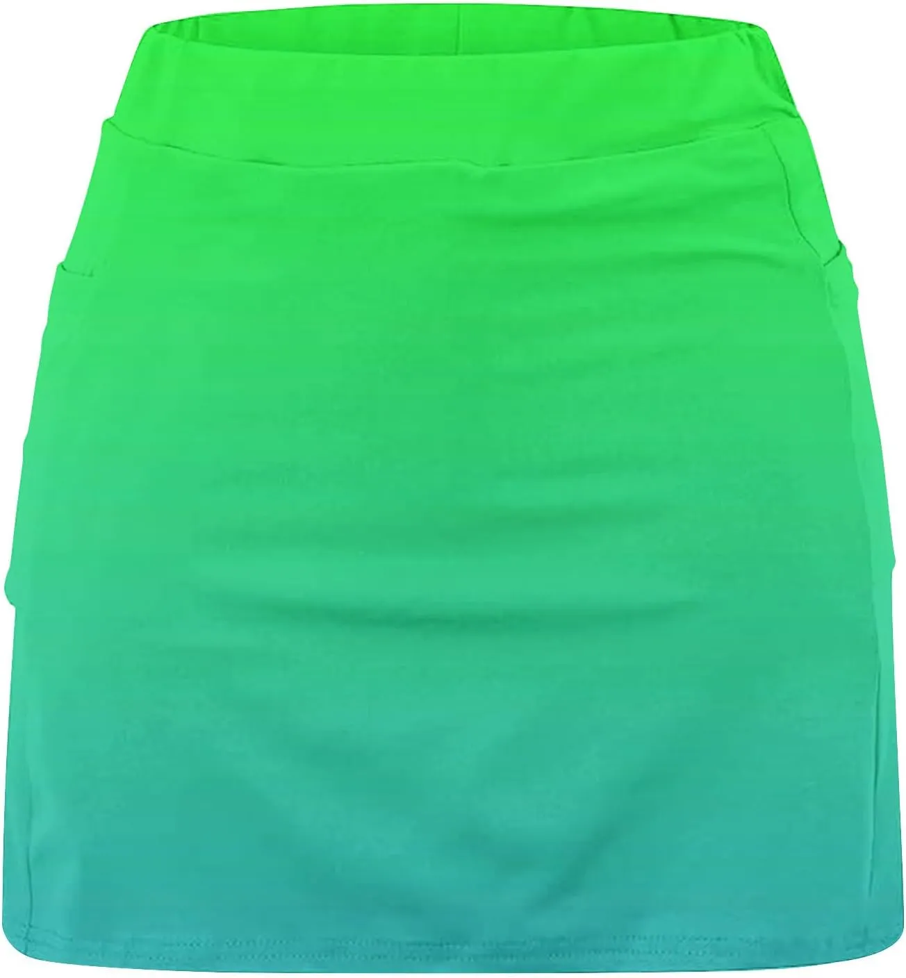 DDAPJ pyju Women's Gradient Athletic Skorts 2025 Trendy Summer High Waist Shorts Plus Size Tennis Skirts with Shorts