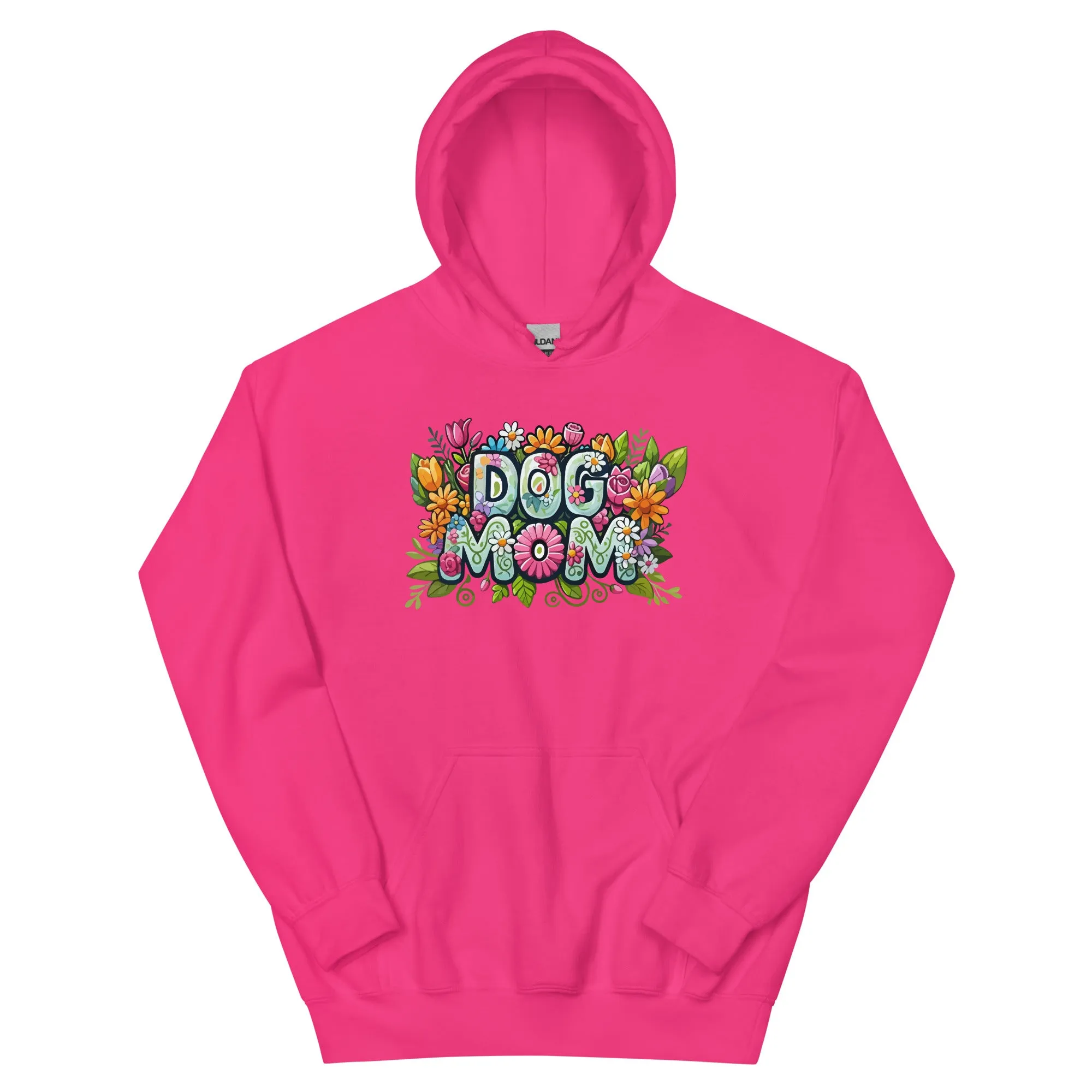 Dog Mom Flower Fun Hoodie