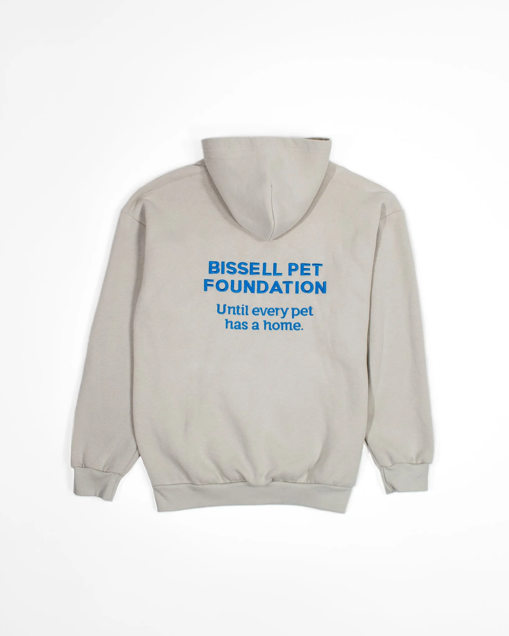 Embroidered Blue Dogs Hoodie