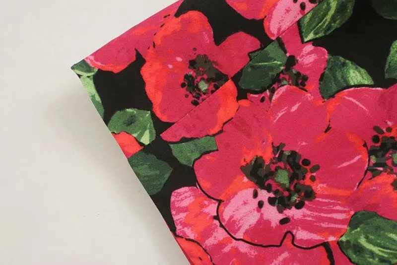 FLORAL PRINT DRESS BLAZER