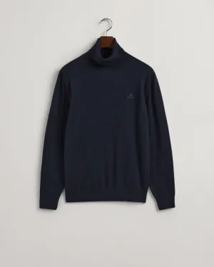 Gant Apparel Mens COTTON CASHMERE ROLLNECK 433/EVENING BLUE