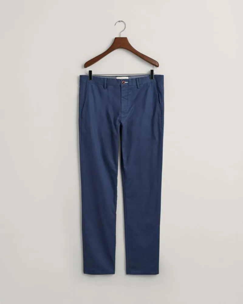 Gant Apparel Mens SLIM CHINOS 403/DUSTY BLUE SEA
