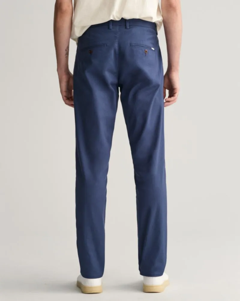 Gant Apparel Mens SLIM CHINOS 403/DUSTY BLUE SEA