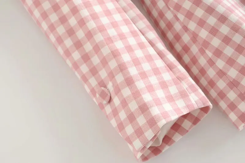 GINGHAM BLAZER