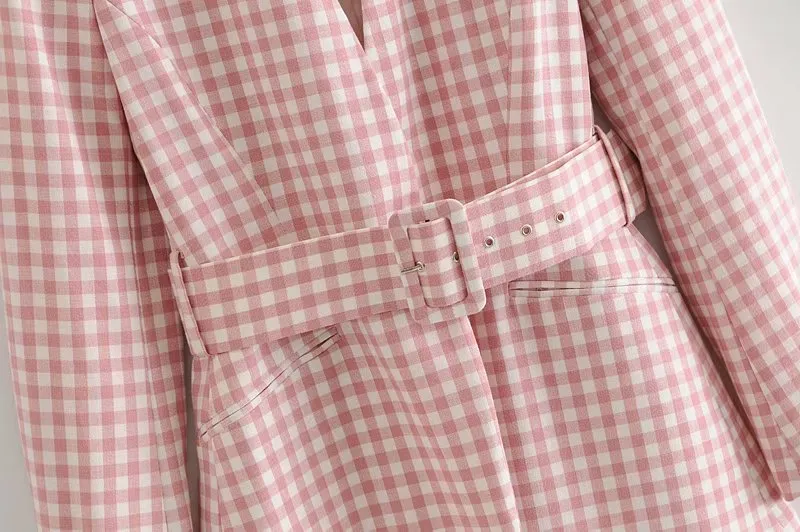 GINGHAM BLAZER