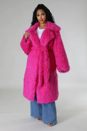 Gorgeous Fuzzy Maxi Coat