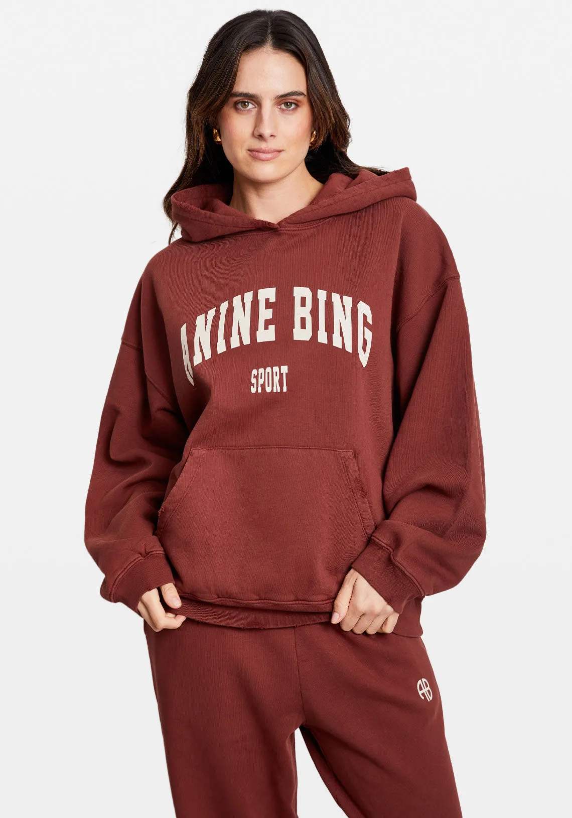 HARVEY SWEATSHIRT DARK CHERRY