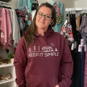 Keep it Simple Trailer Camping Sweatshirt or Graphic Tee