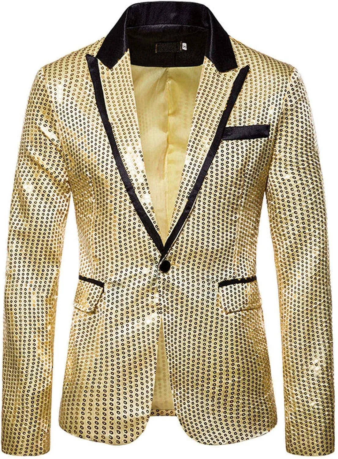 LCMTWX Mens Blazers Men's Fashion Coat Casual Pocket Button Suit Jacket Buckle Loved Printed Single-breasted Casual Suit