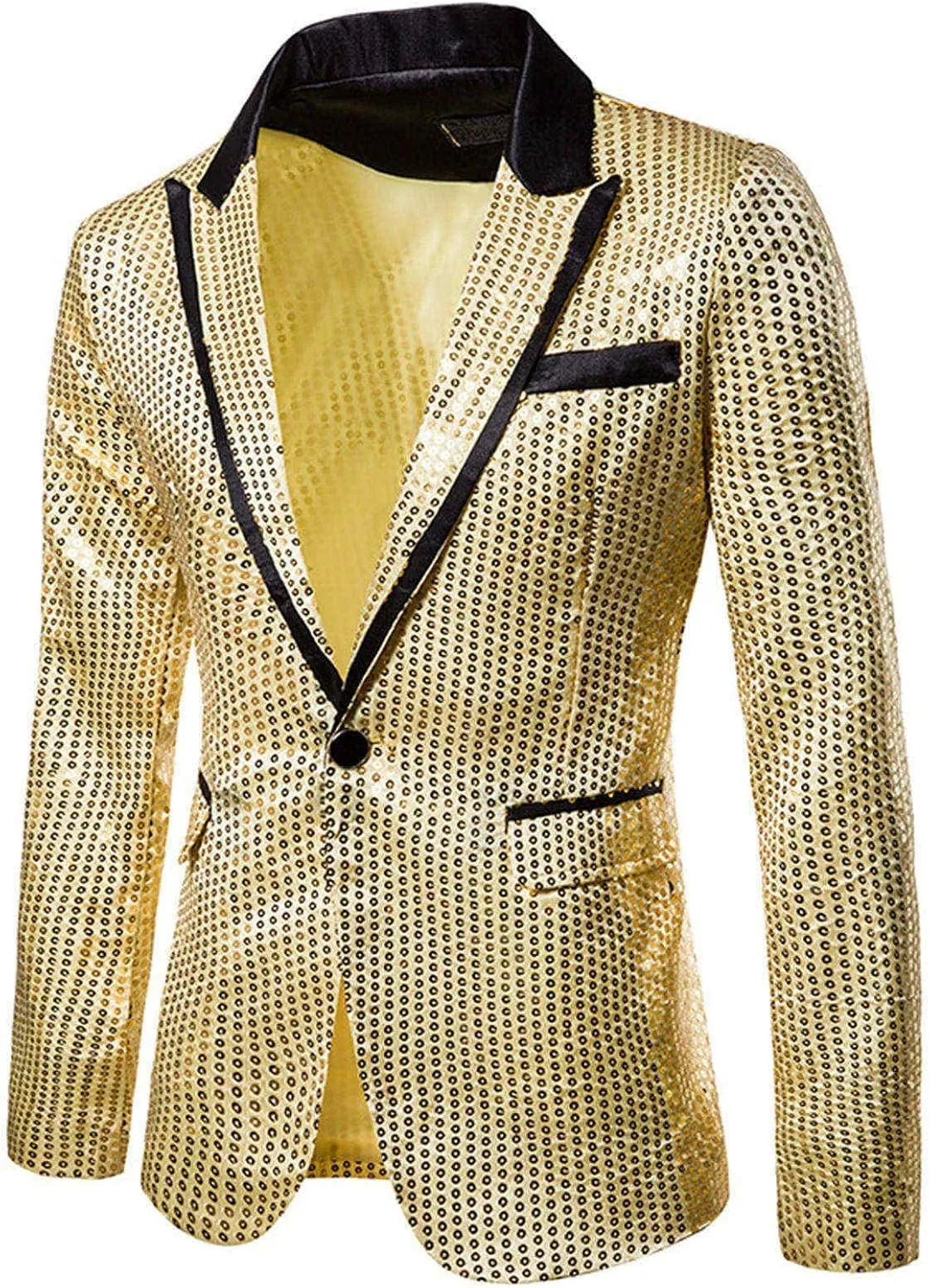 LCMTWX Mens Blazers Men's Fashion Coat Casual Pocket Button Suit Jacket Buckle Loved Printed Single-breasted Casual Suit