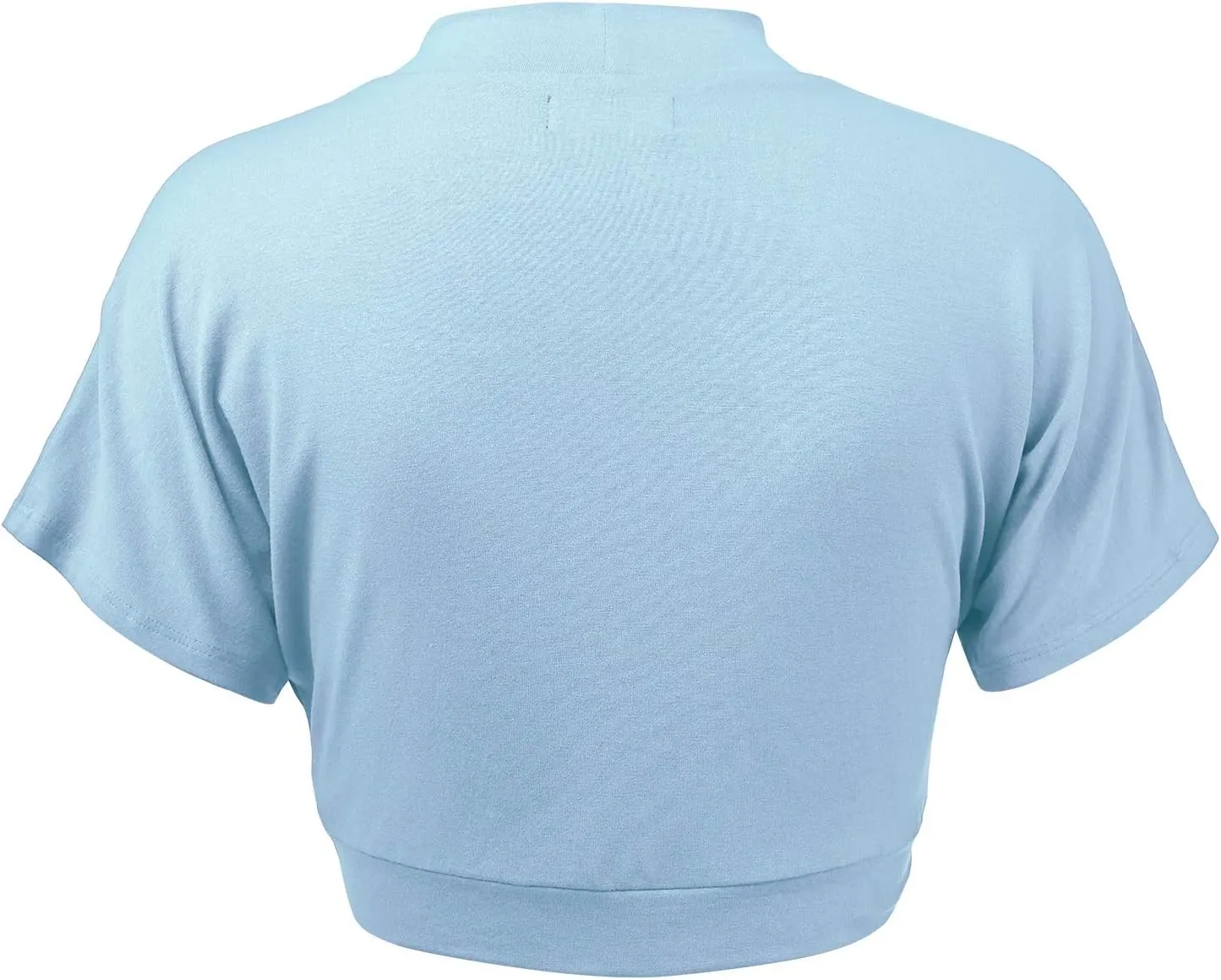 Lock and Love Women's Versatile Open Front Lightweight Short Sleeve Bolero Shrug