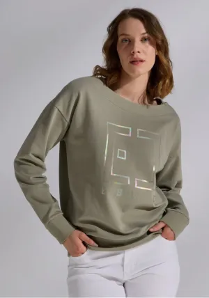 Logo Sweater - Pale Fern