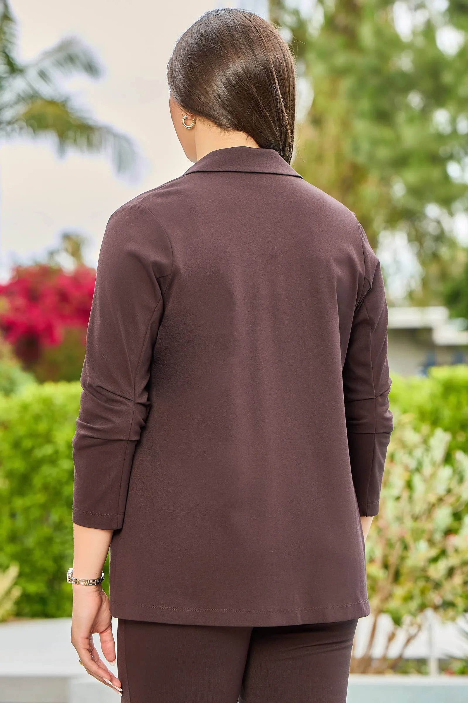 Magic 3/4 Blazer MDS BLAZER: Dark Brown / XL