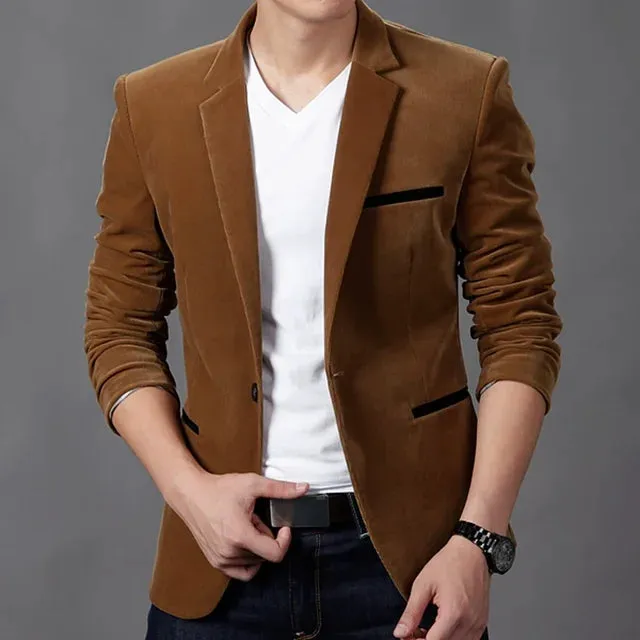 Men's Casual Blazer Jacket
