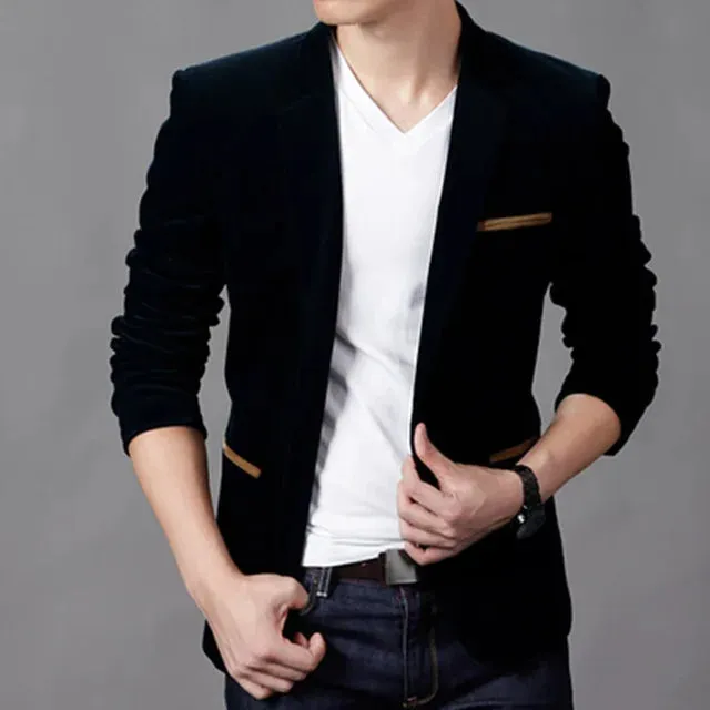 Men's Casual Blazer Jacket