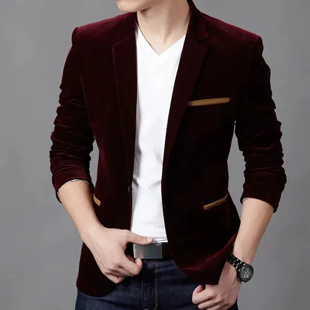 Men's Casual Blazer Jacket