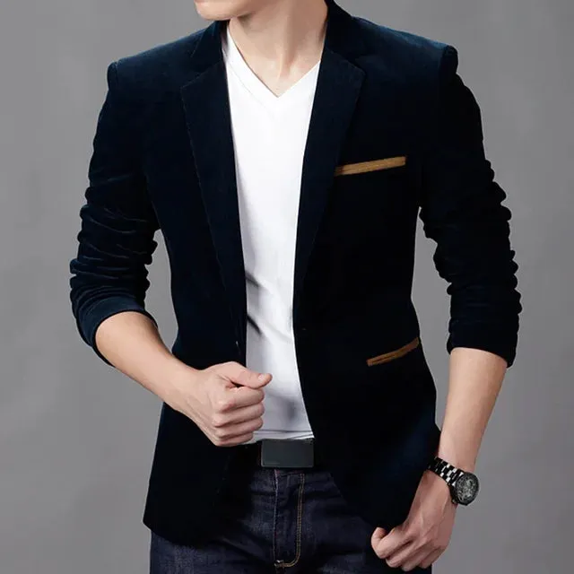 Men's Casual Blazer Jacket