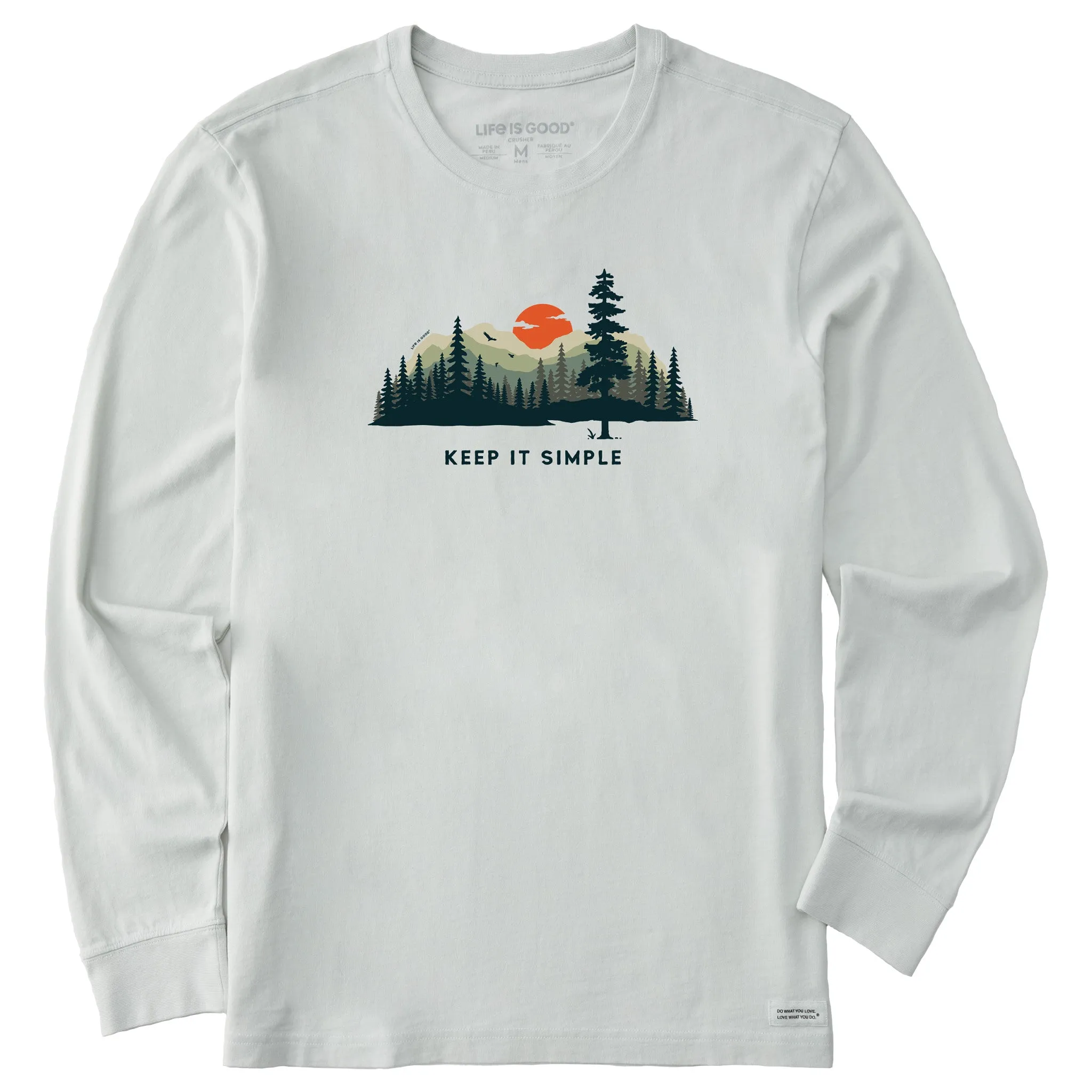 Men's Keep it Simple Evergreen Silo Long Sleeve Tee