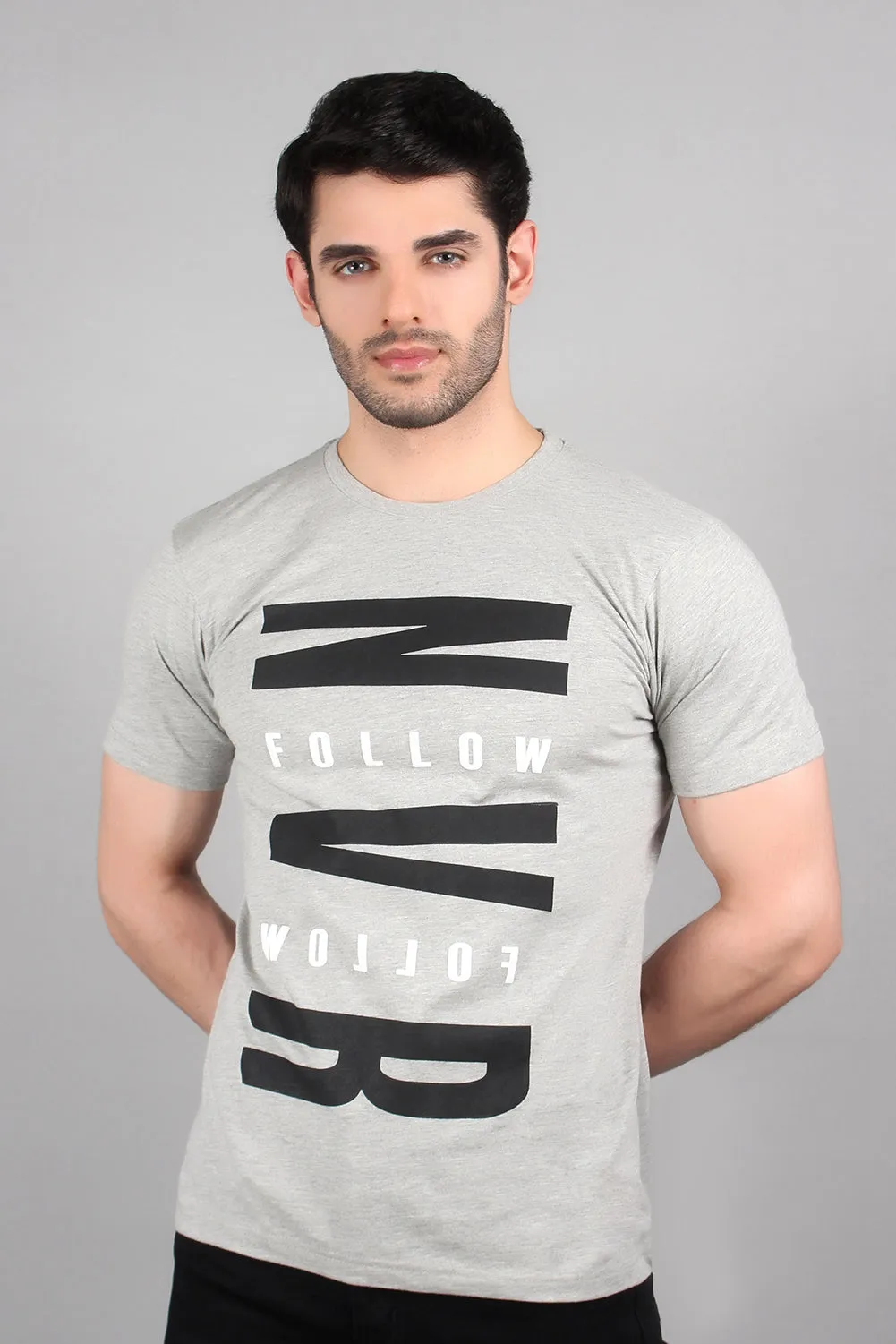 Men's "CRYOD" Casual Graphic Crew Neck Shirt