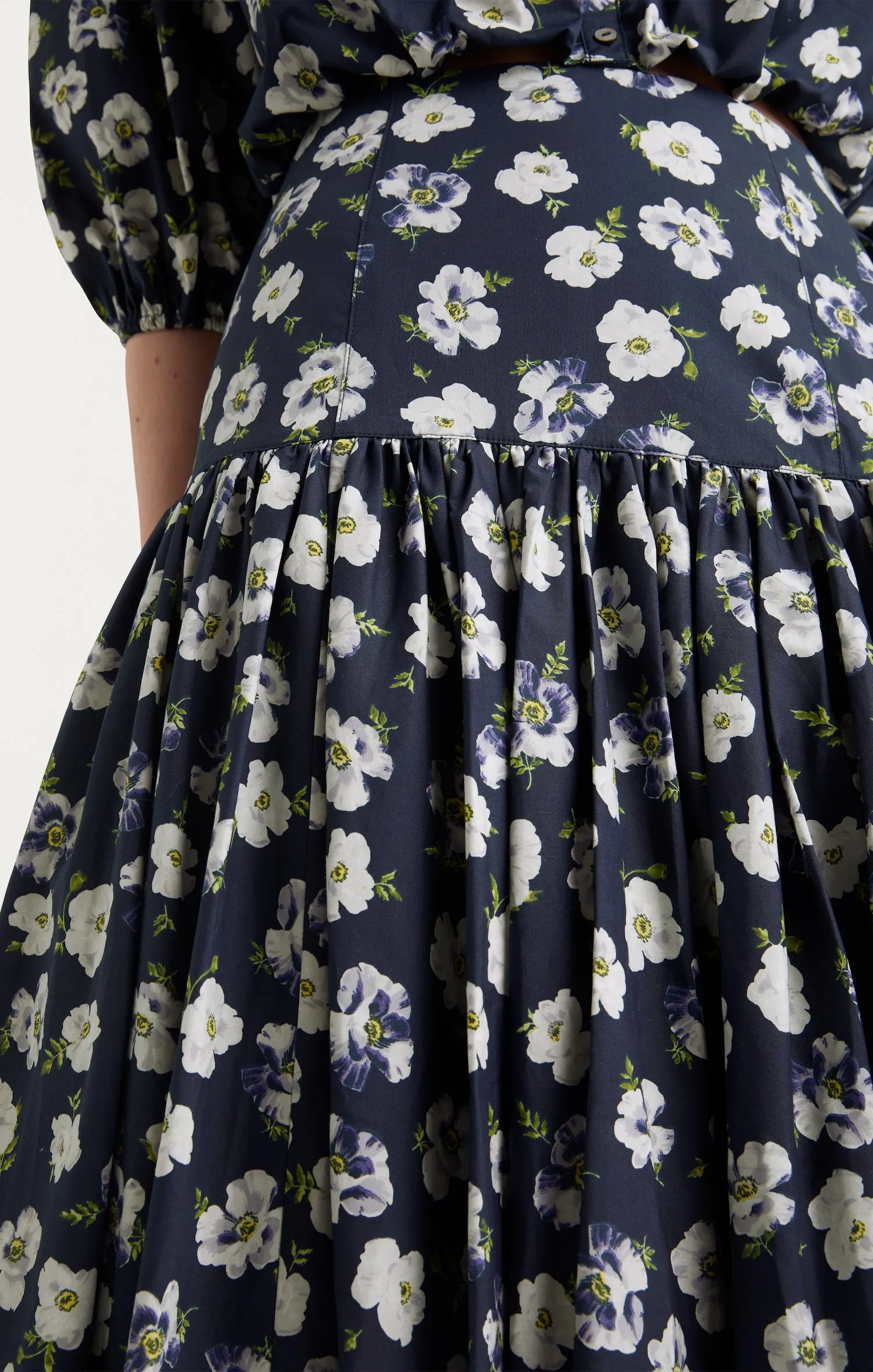Mini Tossed Poppies Ellah Skirt
