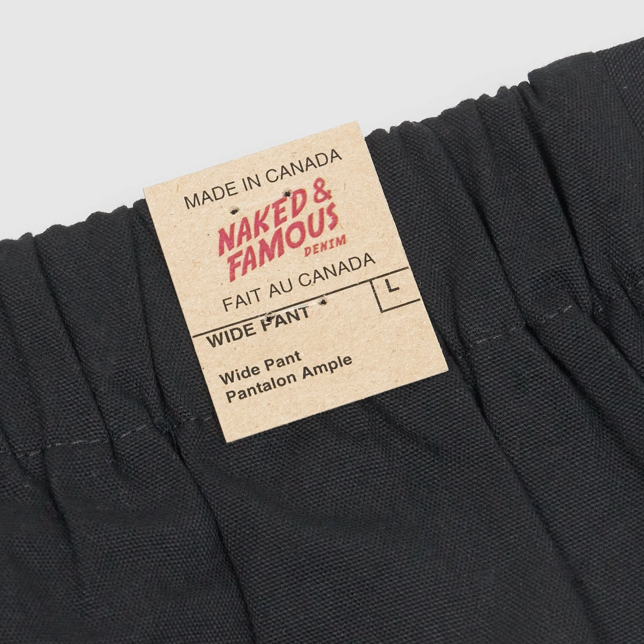 Naked & Famous Ladies Wide Canvas Pants