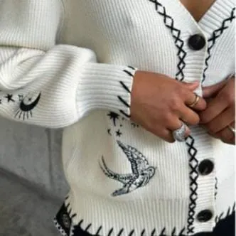 Never Fully Dressed Mystical Cardigan In Cream