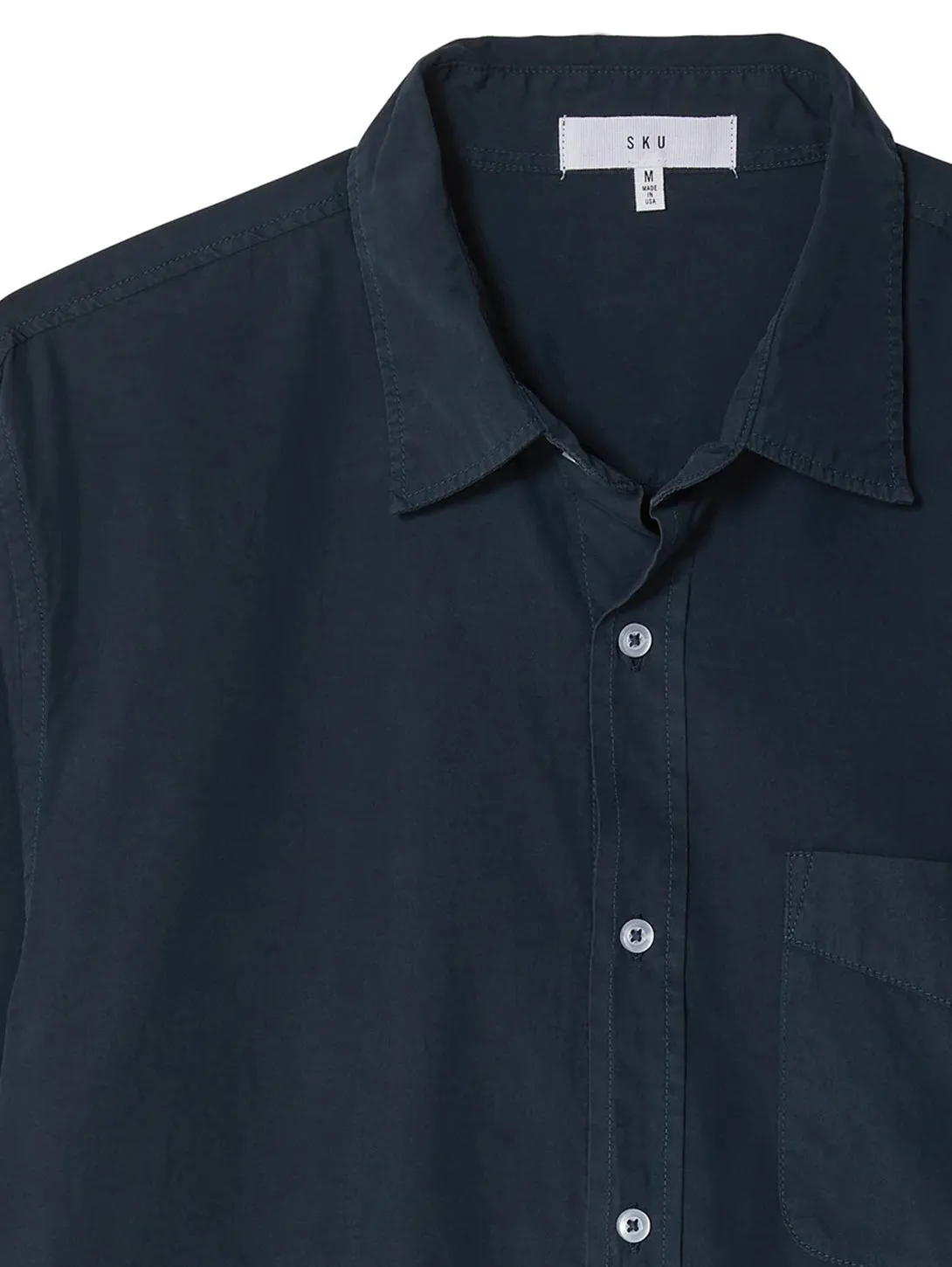 Poplin Standard Shirt - Navy