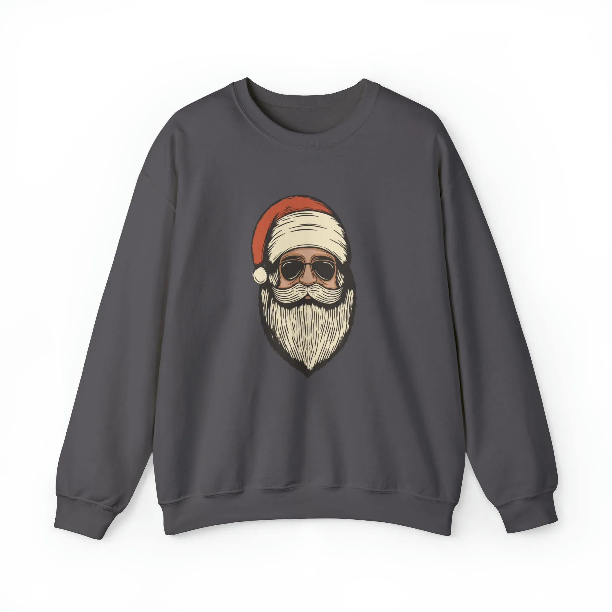 Red Retro Santa Shirt, Christmas Sweatshirt, Women Christmas Santa Shirts, Cute Vintage Santa Shirt, Classic Christmas Shirt, Christmas