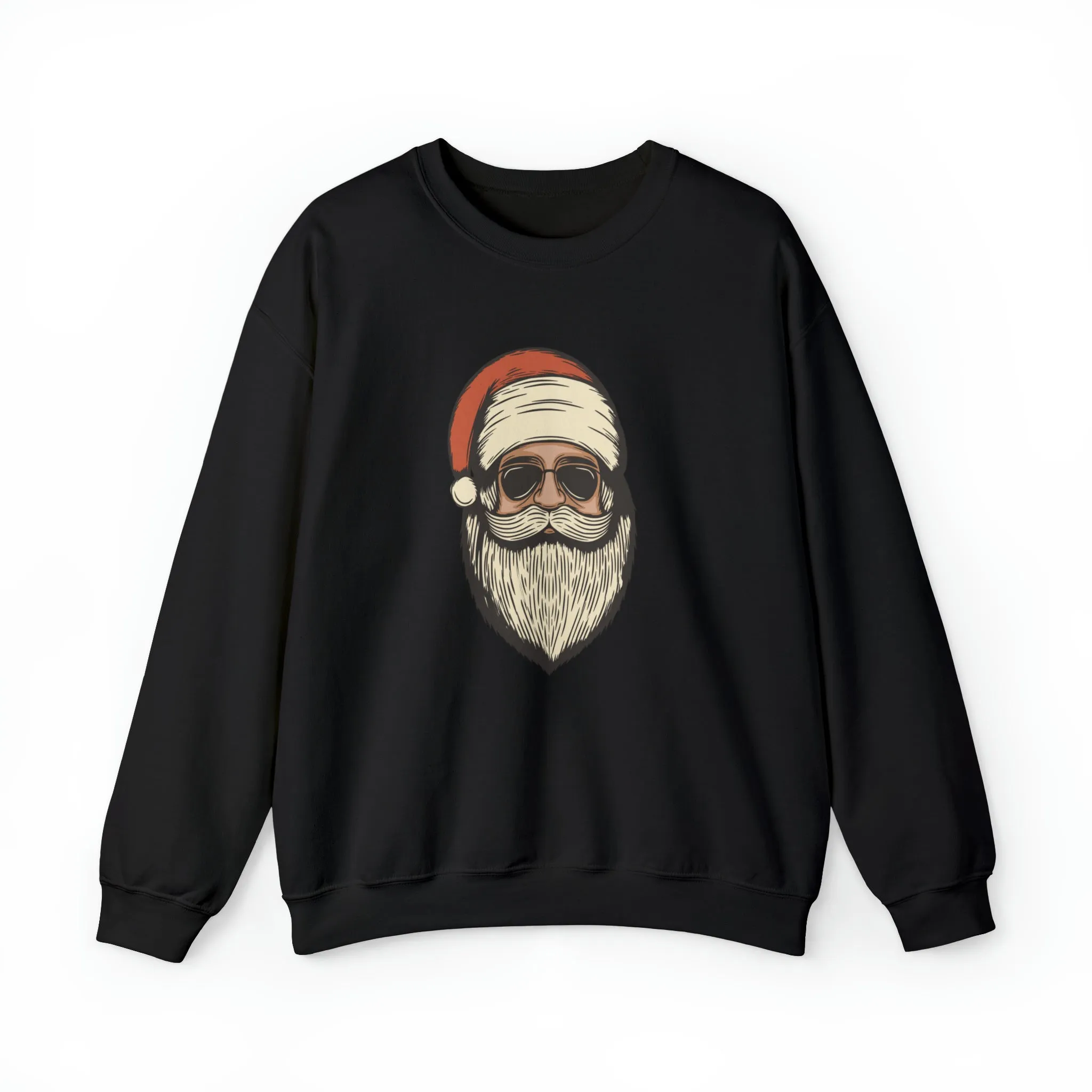 Red Retro Santa Shirt, Christmas Sweatshirt, Women Christmas Santa Shirts, Cute Vintage Santa Shirt, Classic Christmas Shirt, Christmas
